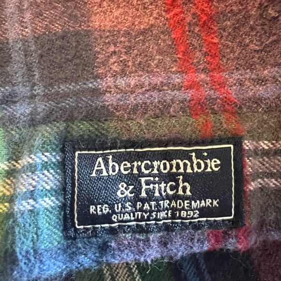 Abercrombie & Fitch Plaid Flannel Button Up size L - Picture 11 of 11